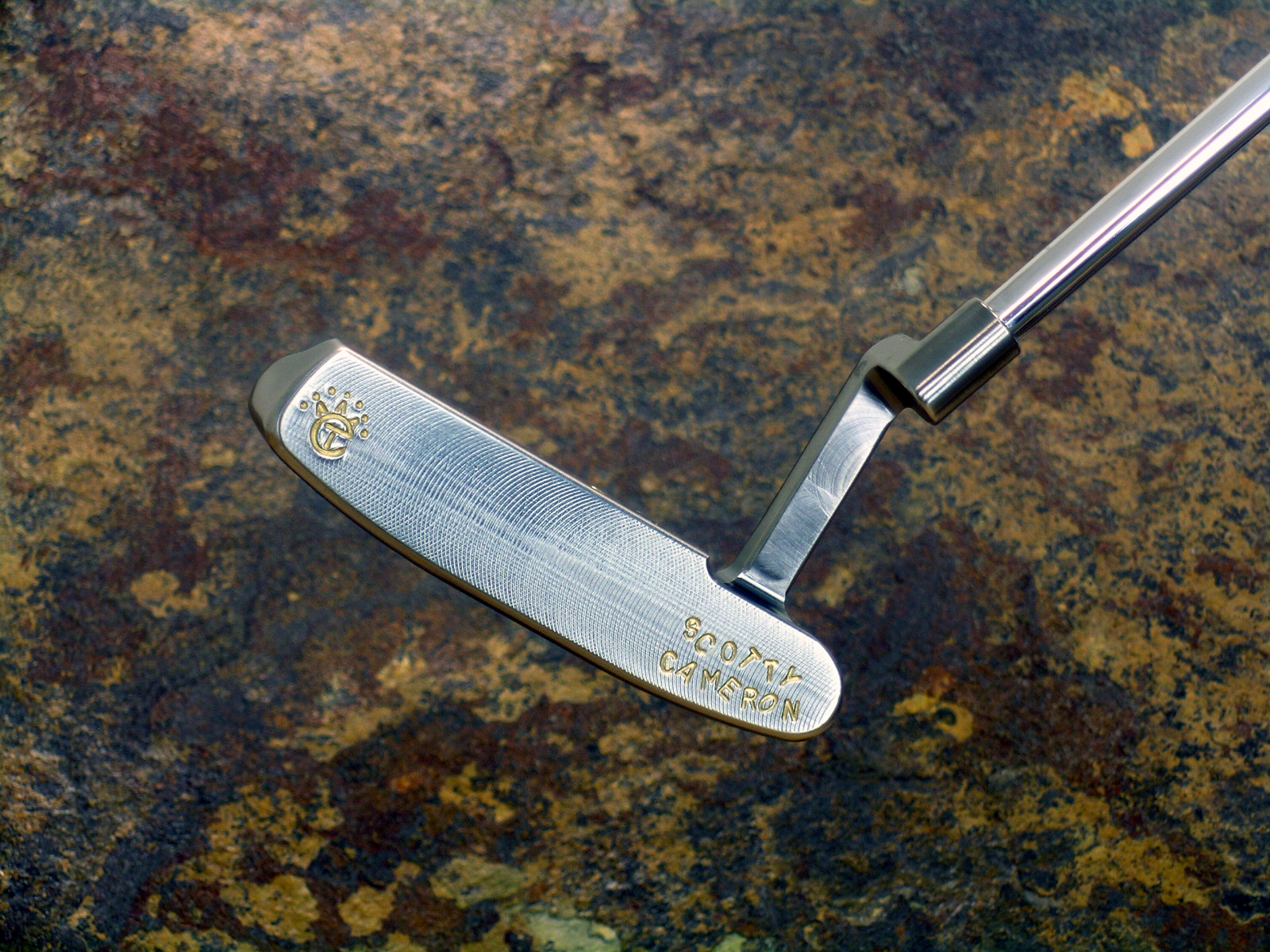 Autocollant Petit Couronne Et Points Dorés – Scotty Cameron – Pour Putter