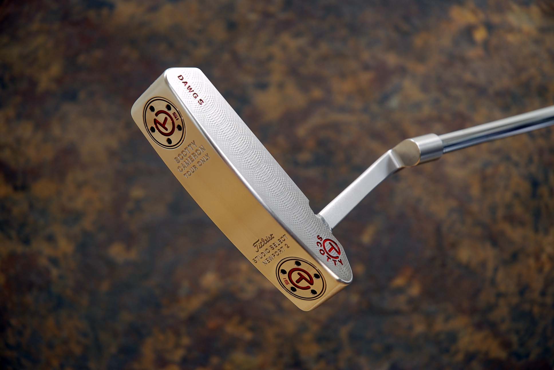 Marqueur De Balle De Golf Scotty Cameron SOFT TOUCH - BULLDOG - Jaune - Neuf