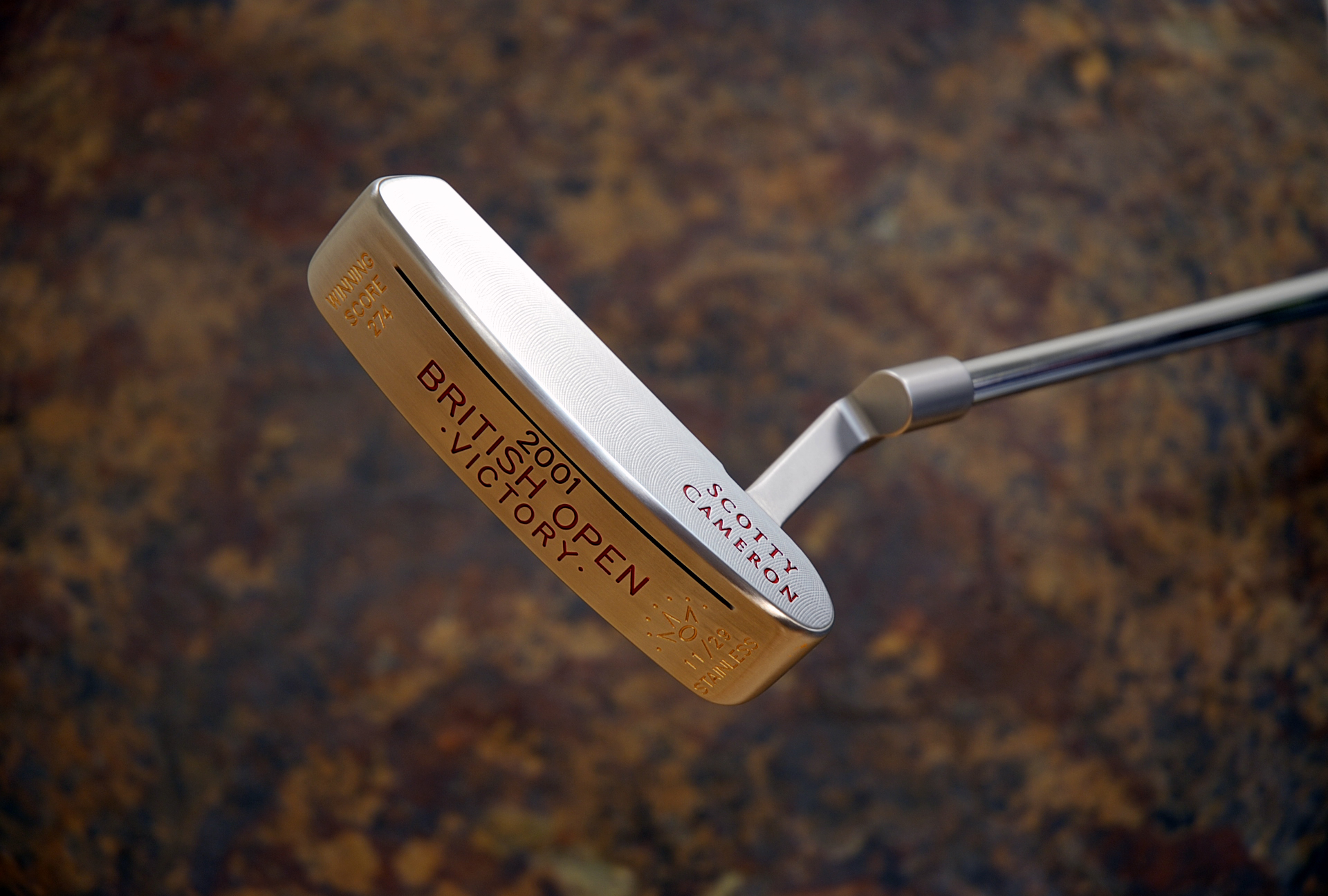 David Duval 2001 British Openパター Putter Details - Scotty Cameron