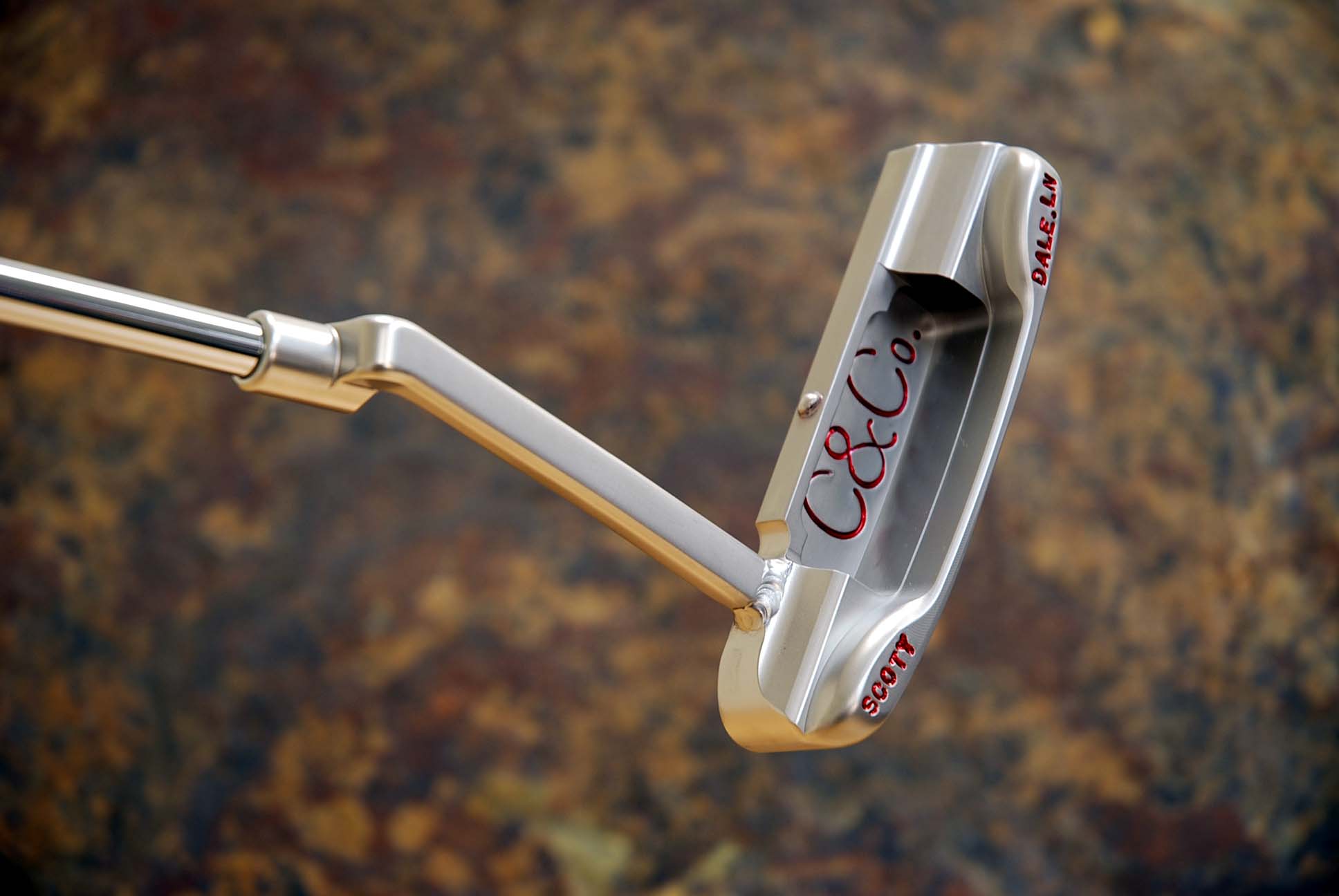 Putter Acushnet Bullseye - Georgia Bulldogs - Époque Pre-Scotty Cameron - Unique
