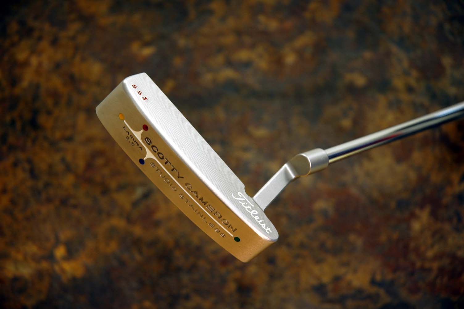 Putter Scotty Cameron Studio Style Stainless Laguna 2.5 Avec Headcover